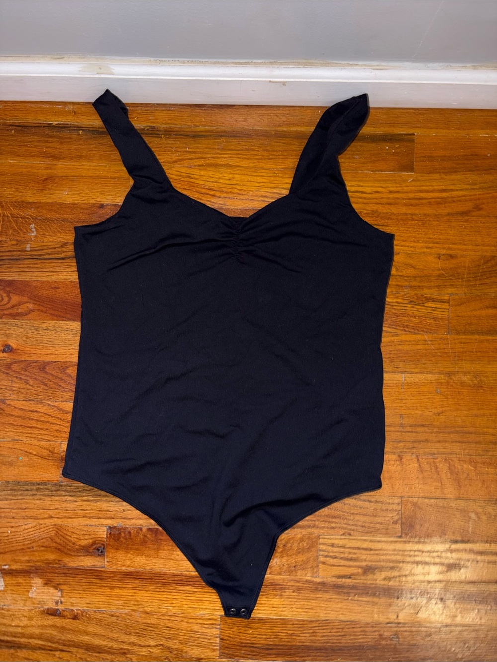 Abercrombie & Fitch Black Sleeveless Bodysuit